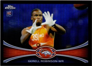 2012 Topps Chrome - Black Refractors #214 Gerell Robinson Front