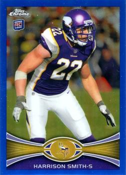 2012 Topps Chrome - Blue Refractors #77 Harrison Smith Front