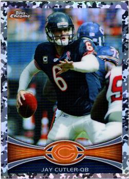 2012 Topps Chrome - Camo Refractors #7 Jay Cutler Front