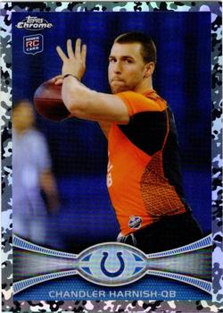 2012 Topps Chrome - Camo Refractors #56 Chandler Harnish Front