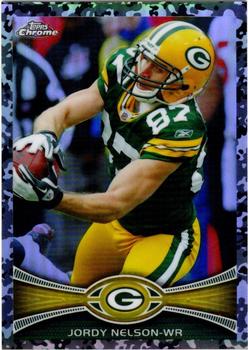 2012 Topps Chrome - Camo Refractors #179 Jordy Nelson Front
