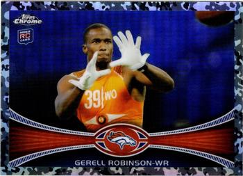 2012 Topps Chrome - Camo Refractors #214 Gerell Robinson Front
