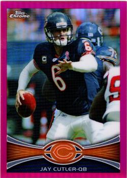 2012 Topps Chrome - Pink Refractors #7 Jay Cutler Front