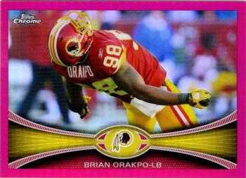 2012 Topps Chrome - Pink Refractors #8 Brian Orakpo Front