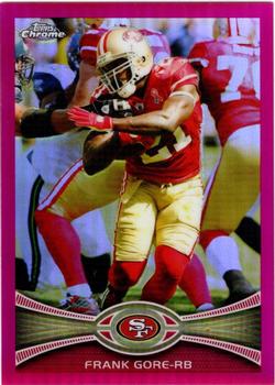 2012 Topps Chrome - Pink Refractors #18 Frank Gore Front
