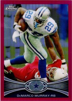 2012 Topps Chrome - Pink Refractors #21 DeMarco Murray Front