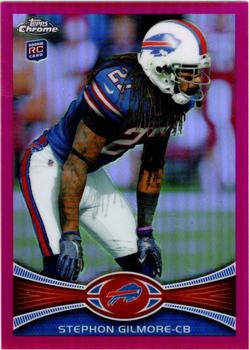 2012 Topps Chrome - Pink Refractors #26 Stephon Gilmore Front