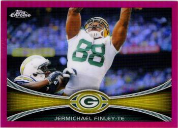 2012 Topps Chrome - Pink Refractors #64 Jermichael Finley Front