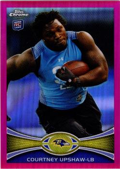 2012 Topps Chrome - Pink Refractors #71 Courtney Upshaw Front
