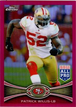 2012 Topps Chrome - Pink Refractors #80 Patrick Willis Front