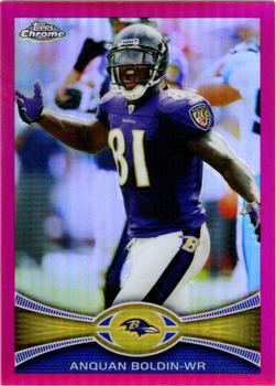 2012 Topps Chrome - Pink Refractors #83 Anquan Boldin Front