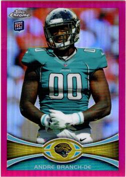 2012 Topps Chrome - Pink Refractors #104 Andre Branch Front
