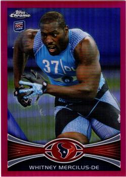 2012 Topps Chrome - Pink Refractors #111 Whitney Mercilus Front