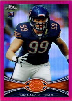 2012 Topps Chrome - Pink Refractors #123 Shea McClellin Front