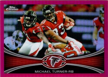 2012 Topps Chrome - Pink Refractors #130 Michael Turner Front