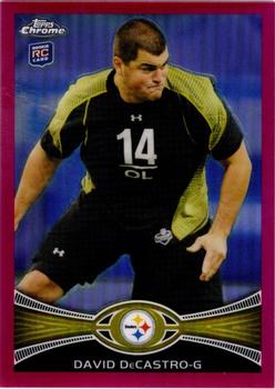 2012 Topps Chrome - Pink Refractors #138 David DeCastro Front
