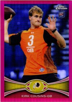2012 Topps Chrome - Pink Refractors #146 Kirk Cousins Front