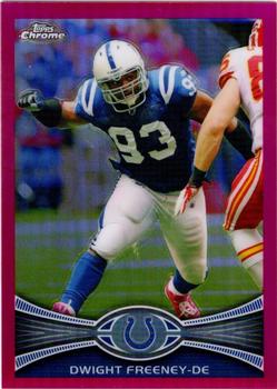 2012 Topps Chrome - Pink Refractors #151 Dwight Freeney Front