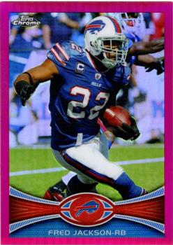 2012 Topps Chrome - Pink Refractors #167 Fred Jackson Front