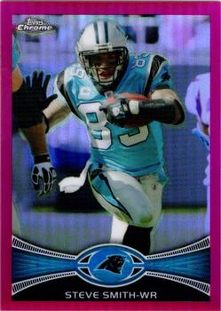 2012 Topps Chrome - Pink Refractors #188 Steve Smith Front