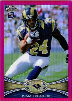 2012 Topps Chrome - Pink Refractors #202 Isaiah Pead Front