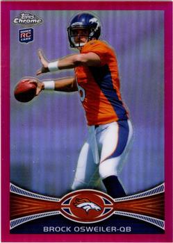 2012 Topps Chrome - Pink Refractors #210 Brock Osweiler Front