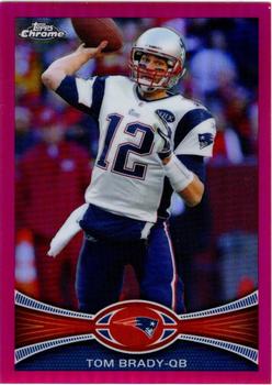 2012 Topps Chrome - Pink Refractors #220 Tom Brady Front