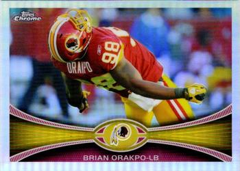 2012 Topps Chrome - Refractors #8 Brian Orakpo Front
