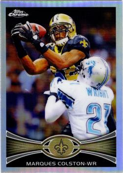 2012 Topps Chrome - Refractors #19 Marques Colston Front