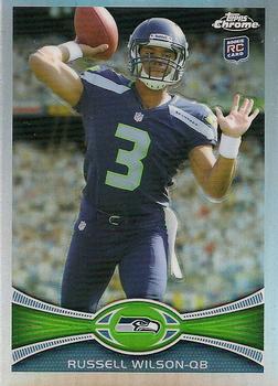 2012 Topps Chrome - Refractors #40 Russell Wilson Front