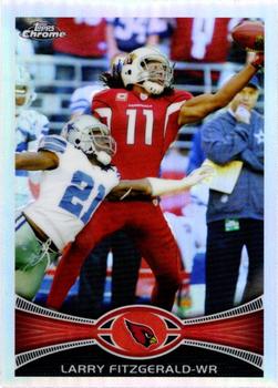 2012 Topps Chrome - Refractors #141 Larry Fitzgerald Front