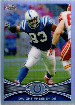 2012 Topps Chrome - Refractors #151 Dwight Freeney Front