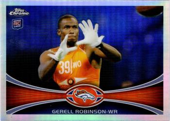 2012 Topps Chrome - Refractors #214 Gerell Robinson Front