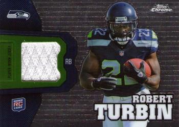 2012 Topps Chrome - Rookie Relics #RR27 Robert Turbin Front