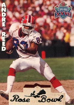 1993 Heads & Tails SB XXVII #SB15 Andre Reed Front