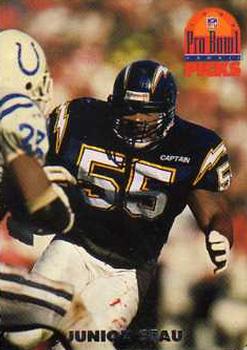 1993 Heads & Tails SB XXVII #SB4 Junior Seau Front