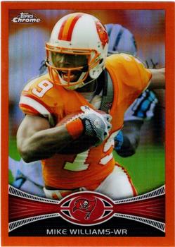 2012 Topps Chrome - Orange Refractors #84 Mike Williams Front