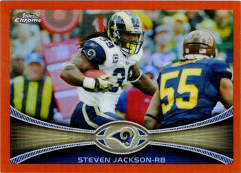 2012 Topps Chrome - Orange Refractors #87 Steven Jackson Front