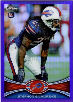 2012 Topps Chrome - Purple Refractors #26 Stephon Gilmore Front