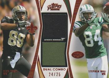 2012 Topps Prime (Hobby) - Dual Combo Relics Copper #DCR-TH Nick Toon / Stephen Hill Front