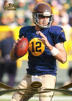 2012 Topps Prime (Hobby) - Gold #30 Aaron Rodgers Front