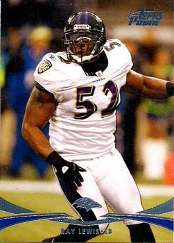 2012 Topps Prime (Retail) - Blue #145 Ray Lewis Front