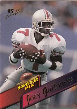 1995 Superior Pix #25 Joey Galloway Front