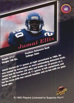 1995 Superior Pix #48 Jamal Ellis Back