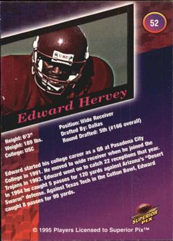 1995 Superior Pix #52 Edward Hervey Back