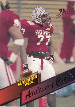 1995 Superior Pix #77 Anthony Cook Front