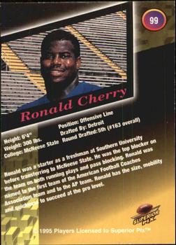1995 Superior Pix #99 Ronald Cherry Back