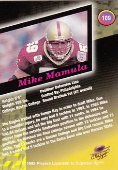 1995 Superior Pix #109 Mike Mamula Back