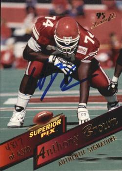1995 Superior Pix - Autographs #68 Anthony Brown Front