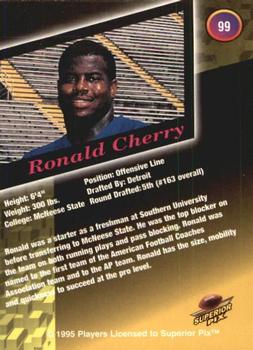 1995 Superior Pix - Autographs #99 Ronald Cherry Back